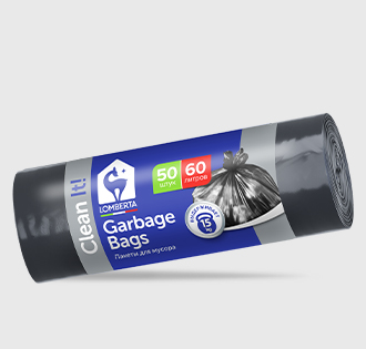 Пакеты для мусора black 60 л 50 шт