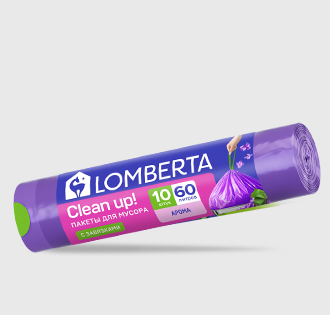 Пакеты для мусора AROMA 60 л 10 шт